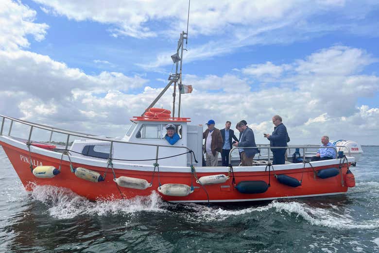 Sailing off the coast of Howth
