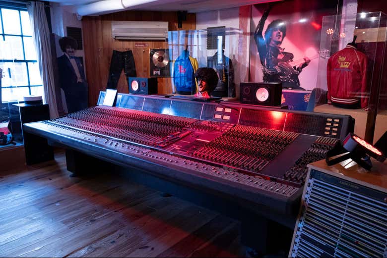 See historic recording equipment up close