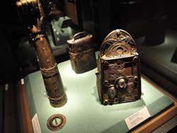 An exhibition inside the National Museum of Ireland - Archaeology