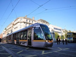 Tram in Dublin